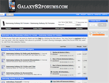 Tablet Screenshot of galaxys2forums.com